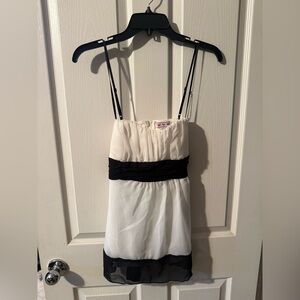 Trixxi Black and White Women's Top